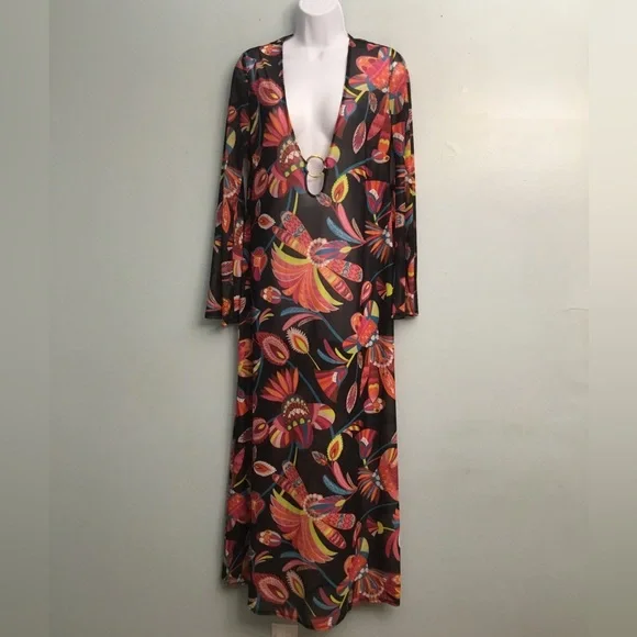 Trina Turk Vibrant Floral coverups - Picture 3 of 12